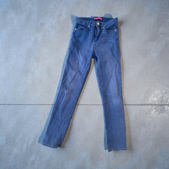 LILLY PULITZER Blue Skinny Denim  Jeans Size 00 - Picture 2 of 10